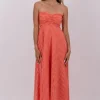 Sundress Amelie Dress Coral Gingham CoralGingham Discount