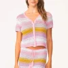 PQ Swim Clementine Ellie Crochet Shirt Clearance