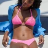 PQ Swim Isla Triangle Bikini Vivid Pink Discount