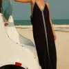 Pitusa Monochrome Pima Dress Black Clearance