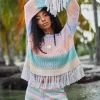 Pitusa Rainbow Crochet Shorts Pastel Hot