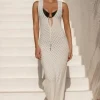 Away That Day Seychelles Crochet Dress Ivory Sale