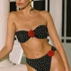 Away That Day Acapulco Bikini Polka Dot Rose Discount