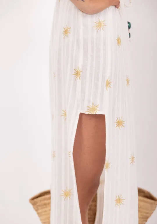 Sundress Addy Kaftan White Sale