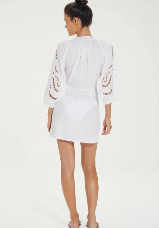 Vix Swimwear Alice Chemise White Sale