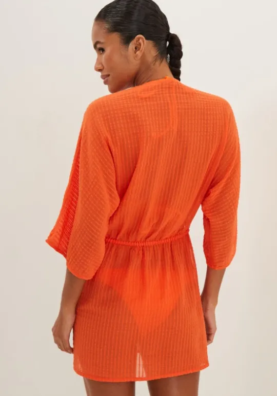 Vix Swimwear Allie Short Cover Up Marigold Fashion