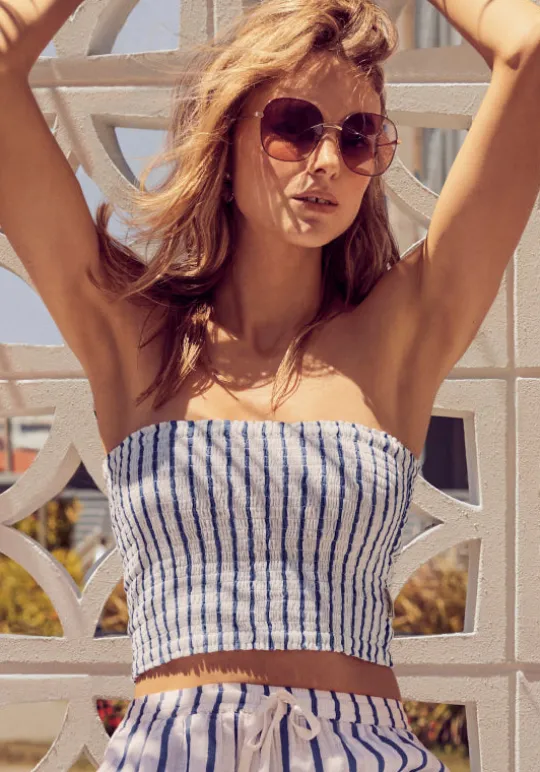 Sea Level Beach Bandeau Top Amalfi Fashion