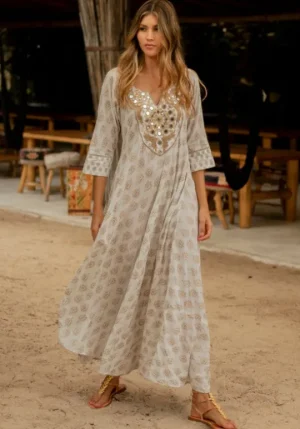 Miss June Andrea Dress White Sale