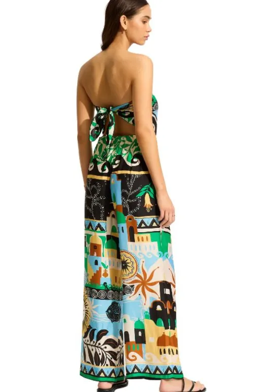 Seafolly Atlantis Wide Leg Pant Ecru Online