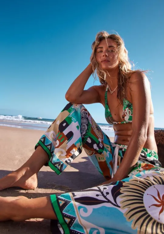 Seafolly Atlantis Wide Leg Pant Ecru Online