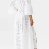 Melissa Odabash Ava Kaftan White New