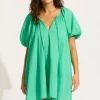 Seafolly Babydoll Dress Jade Best