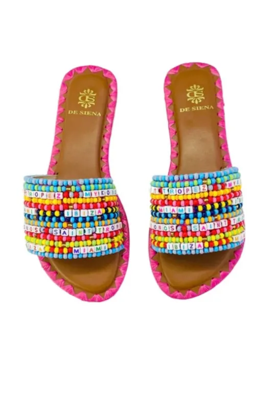 De Siena Balearics Beaded Sandals Hot