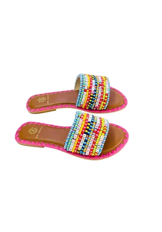 De Siena Balearics Beaded Sandals Hot