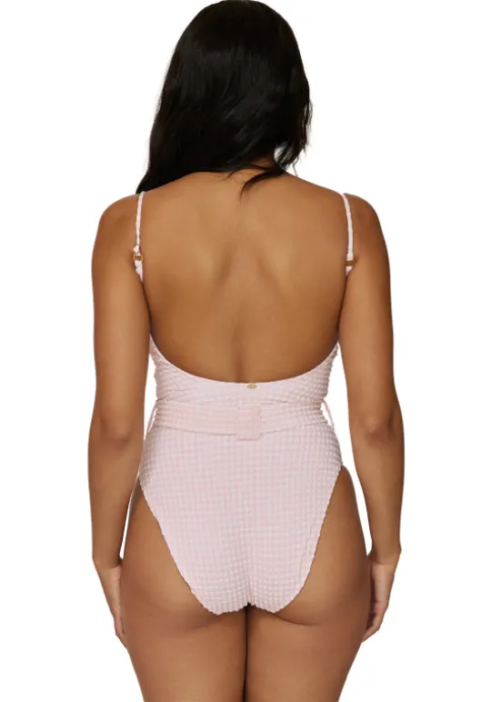 PQ Swim Lucia Belted Swimsuit Ballet Clearance