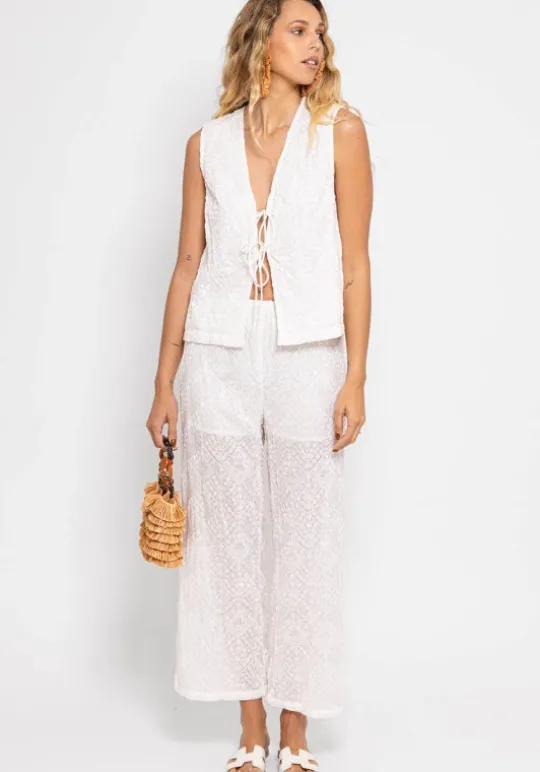 Sundress Bao Top Santorini White New