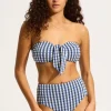 Seafolly Bella Bandeau Bikini Ultramarine Outlet