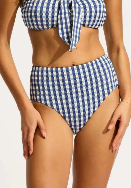 Seafolly Bella Bandeau Bikini Ultramarine Outlet