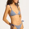 Seafolly Bella Triangle Bikini Ultramarine New