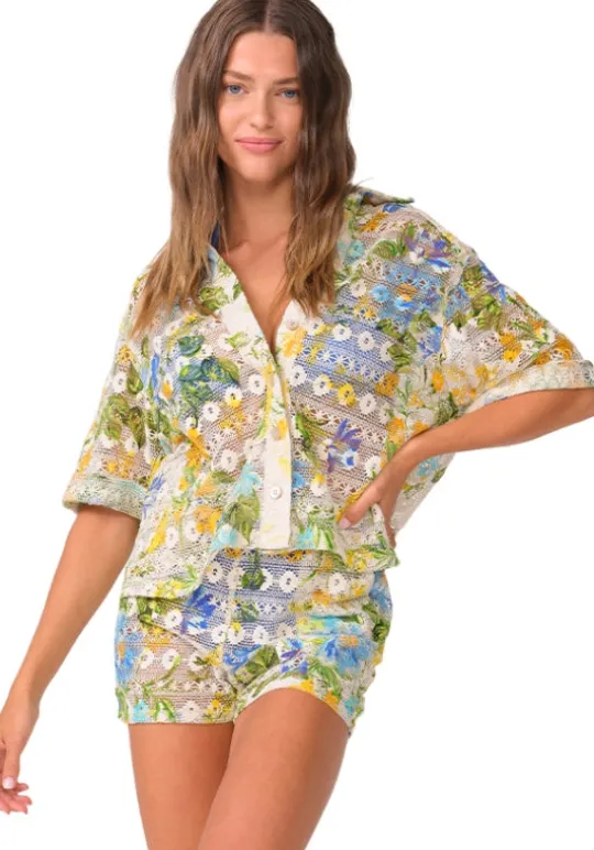 PQ Swim Blake Beach Shirt Bluebell New