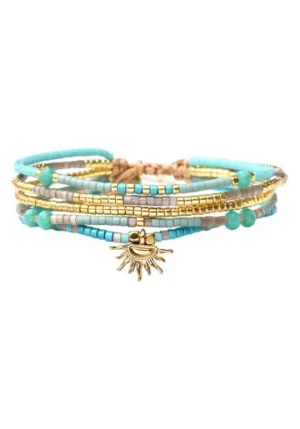 Belle Mais Pas Que Thea Bracelet Blue Ocean Clearance