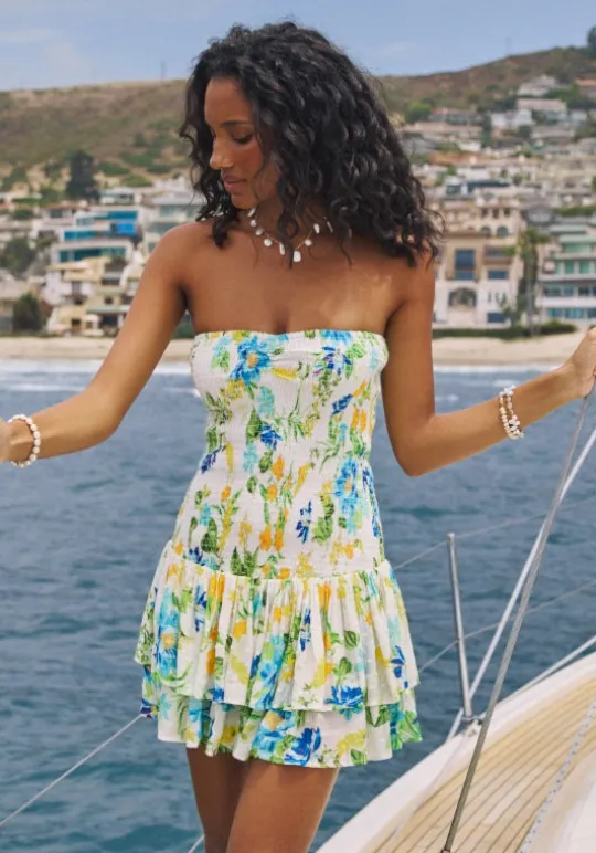 PQ Swim Marie Ruffle Dress Bluebell Sale