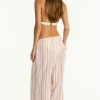 Sea Level Pant Boho Stripe Hot