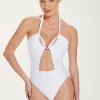 Vix Swimwear Brenda Swimsuit White Fashion