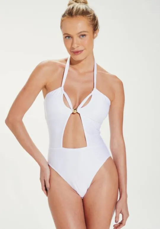 Vix Swimwear Brenda Swimsuit White Fashion