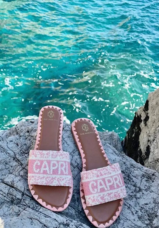 De Siena Capri Sandals Pink Online