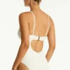 Sea Level Caracus Balconette Swimsuit Coconut New