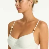 Sea Level Caracus Balconette Swimsuit Coconut New