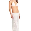 Seafolly Casablanca Embroidered Beach Trousers White Discount