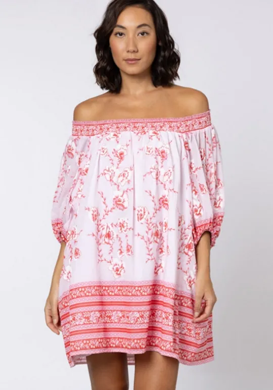 Juliet Dunn Cherry Blossom Boho Dress CherryBlossom Hot