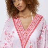 Juliet Dunn Cherry Blossom Loose Maxi Dress CherryBlossom Sale