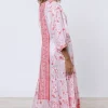 Juliet Dunn Cherry Blossom Loose Maxi Dress CherryBlossom Sale