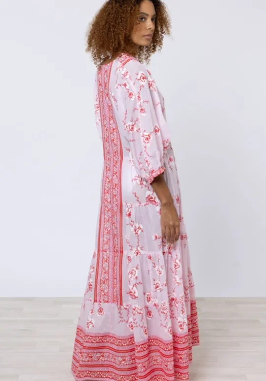 Juliet Dunn Cherry Blossom Loose Maxi Dress CherryBlossom Sale