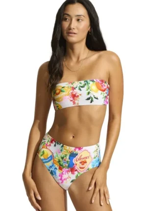 Seafolly Bandeau Bikini Ciao Bella New