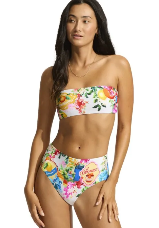 Seafolly Bandeau Bikini Ciao Bella New