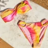 Seafolly Colour Crush Bandeau Bikini Hot
