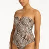 Sea Level Vee Bandeau Swimsuit Congo Best