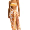 Seafolly Corfu Sarong Turmeric Corfu Orange Online