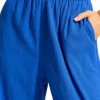 Seafolly Crinkle Beach Trousers Azure New
