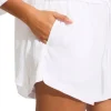 Seafolly Crinkle Shorts White New