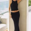 PQ Swim Crochet Long Skirt Midnight Black Outlet