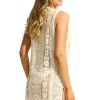 Seafolly Crochet Mini Dress Cream Crochet Hot