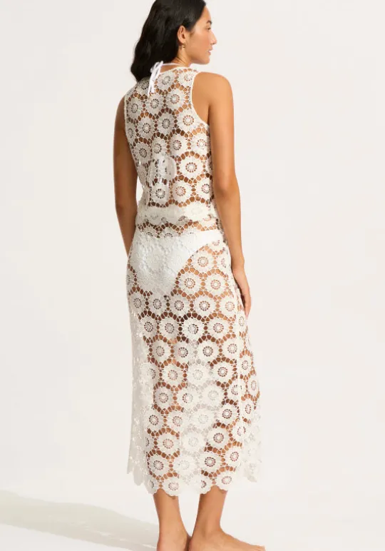 Seafolly Crochet Tie Front Top Sale