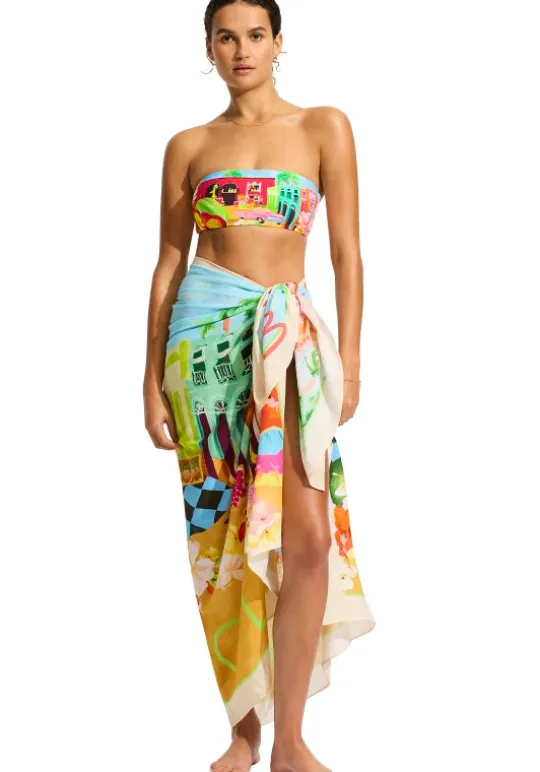 Seafolly Cuba Sarong Hot