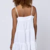 Juliet Dunn Cut Out Wave Mini Dress White Outlet