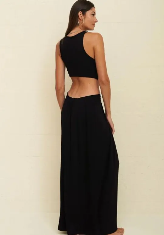 Pitusa Cutout Twist Dress Black Best